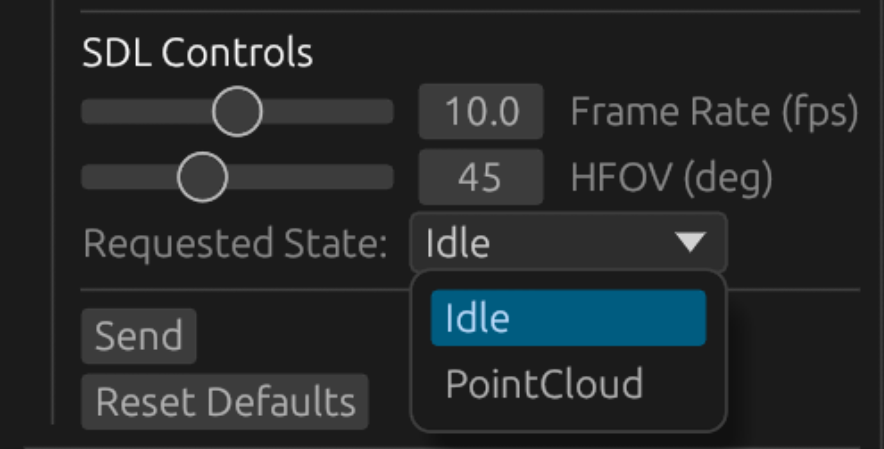 Requested State options